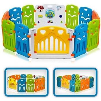 SécuriPort Baby Vivo – Barrière pour Bébé et Enfant, Extension Jeux XL