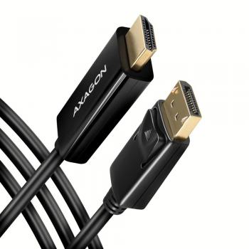 AXAGON 1.8 m DisplayPort‑to‑HDMI Adapter (v1.4) – 4K/30Hz