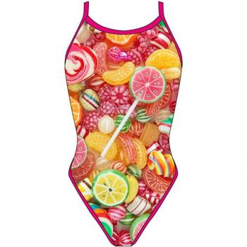 Women's Red Turbo Sweet Swimsuit Top M