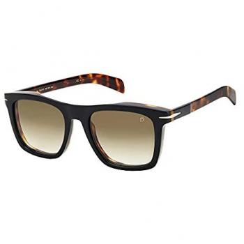 David Beckham Lunettes de soleil Acétate Noir Marron Modèle DB 7000/S