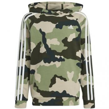 Camiseta Térmica Adidas Allover Print Verde Juvenil