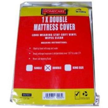 FITTED MATTRESS PROTECTOR SHEET SINGLE, DOUBLE AND KING SIZE WATERPROOF VINYL