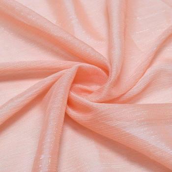 Soft Pink Glitter Silver Chiffon Tulle Fabric in Black by the Meter