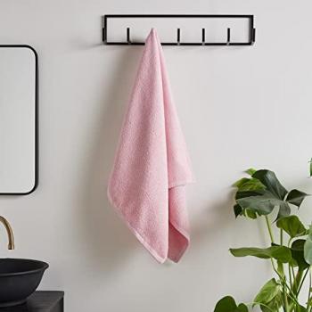 Catherine Lansfield Quick Dry Cotton Towel (Pink)
