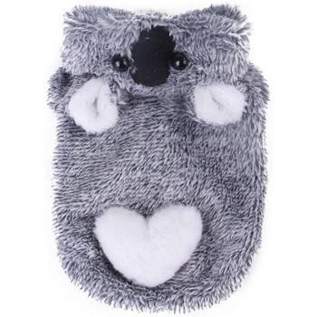 Cozy Gray Koala Winter Hoodie