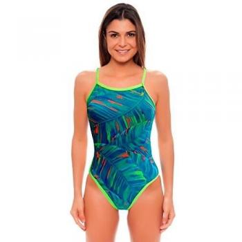 Turbo Damen Badeanzug Banano Revolution, grün, L