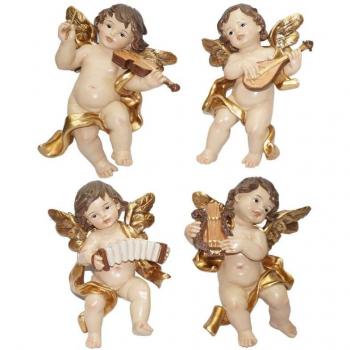 Décorations Angéliques de Noël 4 Unités