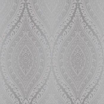 Papier peint texturé Kismet GrandDeco en argent scintillant