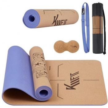 Terapia TPE Estera Verde Extra Ancha con Resistencia Antideslizante y Accesorios