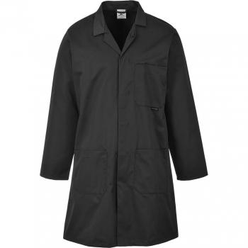 Portwest Standard Lab Coat Black M