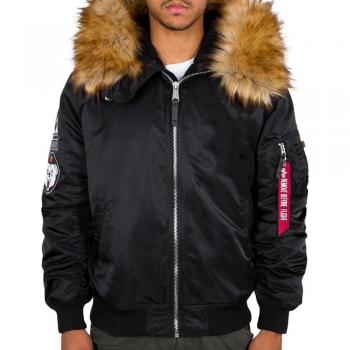 Alpha Industries Arctic Winterjacke 128110 Schwarz Regular Fit Herren
