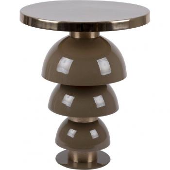 Leitmotiv Moss Green Tess Side Table 55cm H x 46cm W x 46cm D