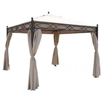 Gazebo in Acciaio Completo con Pareti Laterali Antracite