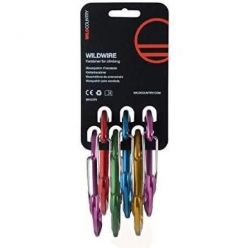 Wildcountry Wildwire Rack Snap Hook 6 Units Multicolor