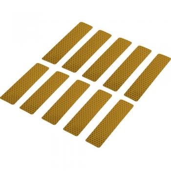Toolcraft Reflektierende Klebestreifen 25 mm, 0.10 m, 10 Stück