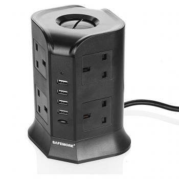 FortiFlex 8‑Gang Surge Protector
