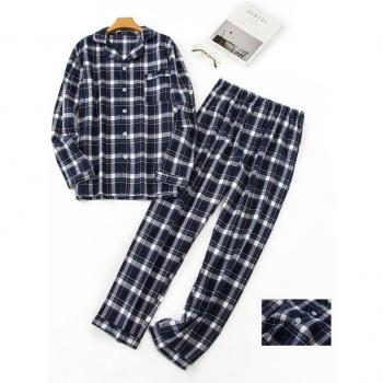 Men's 100% Cotton Loungewear Pajama Set