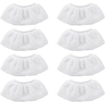 Pack 8 Moules Microfibre pour Nettoyeur à Vapeur Karcher (Easyfix)