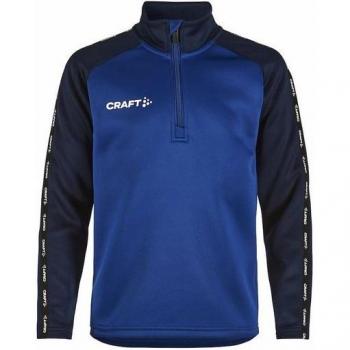 Craft Langarmshirt Squad 2.0 Halbzipper Junior COBOLT-NAVY