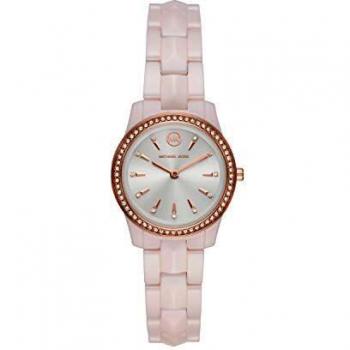 Michael Kors Mk6841 – Montre Quartz – Runway – 28 mm – Céramique rose