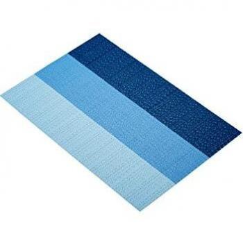 Kitchen Craft Blue Striped Vinyl Placemat, 30 x 45 cm