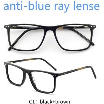 OCCI CHIARI Men's Black Spectacle Frames
