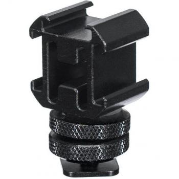 3 Schuhmontage-Adapter mit zwei Schrauben für DSLR Blitzgerät