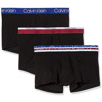 Calvin Klein Boxer Trunk, 3pk, Noir, Small