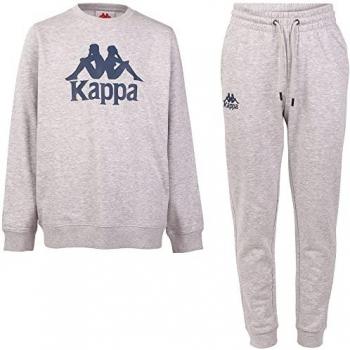 Kappa Kinder Jogginganzug, grau, innen angeraut
