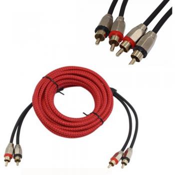 5M Pure Copper Amplifier RCA Cable