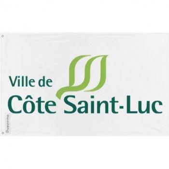 Flag for Côte‑Saint‑Luc – 160 cm × 240 cm – Polyester Material – Double‑Sided Design – Heavy‑Duty Eyelets