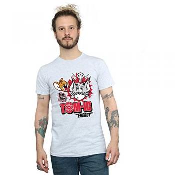 Men’s Grey Tomic Energy Comic Print Tee