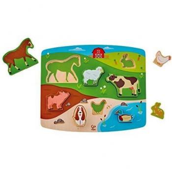 Puzzle en Bois Animaux de la Ferme