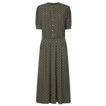 Pepe Jeans Prune Green Long Sleeve Dress