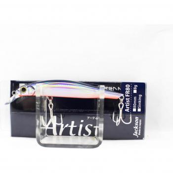 Jackson Artist FR‑80 Fish‑Sink Minnow, Black/Orange – Part 9427