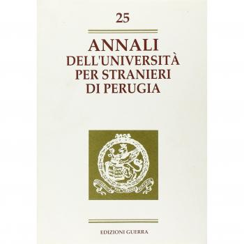 Annali dell'Università per stranieri di Perugia. Anno VI. Vol. 25