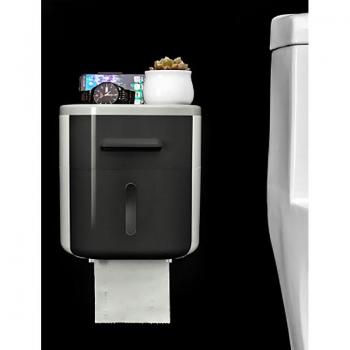 Portable Toilet Paper Holder with Drawer