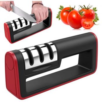 Aiguiseur de couteaux professionnel 3 étapes