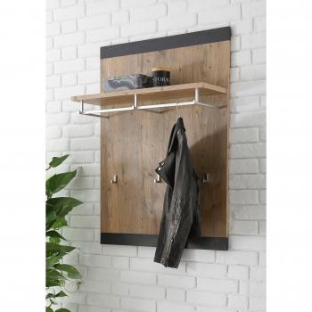 Bruegge Garderobenpaneel INOSIGN – 80 cm Breite, Kastanie‑Farbe