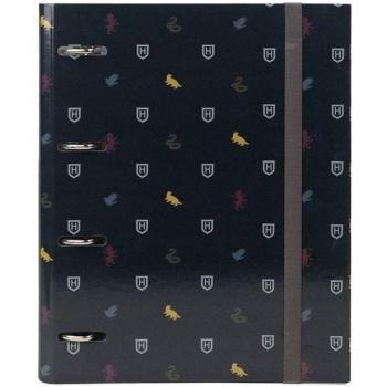 Harry Potter Binder – Schwarz/Braun – A4 (26 × 32 × 4 cm)
