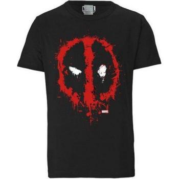 Casual Marvel Deadpool Damen-Tee – Kurzarm, Schwarz