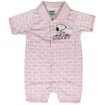 Artesania Cerda Baby-Mädchen Pelele, Snoopy, Pink, One Size