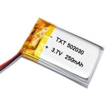 Li‑Polymer Batteriekern 250 mAh 3,7 V – zertifiziert nach CE, FCC und ROHS (502030 / 052030)