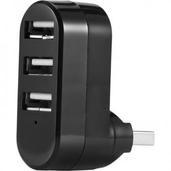 HUB USB 3 Ports 180° Rotatif pour Ordinateur Portable et Tablette