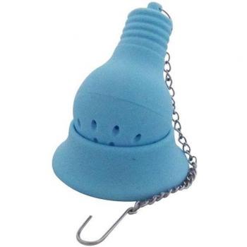 Infuser voor thee met blauwe voet