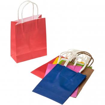 Lot de 10 sacs en papier Kraft Folia, 110-125 g/m², couleurs assorties