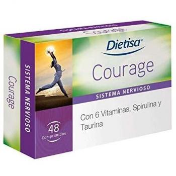 Dietisa Courage 48 Comp., avec 48 principes actifs pour une action efficace contre la dépression