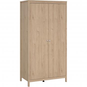 One‑Size Barcelona Jackson Hickory Oak Closet