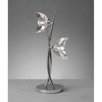 Lampe de Table Eclipse 2 G9, Chrome Poli