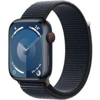 Apple Smartwatch »Watch Series 9 GPS + Cellular 45mm Aluminium One-Size«, (Watch OS 10 Sport Loop)
